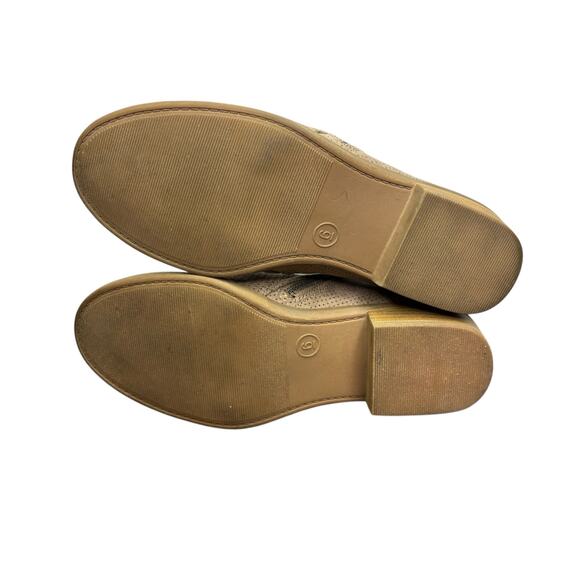 Universal Thread Side Zipper Booties Light Tan Size 6 - Picture 7 of 8